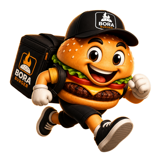 Mascote Bora Burger